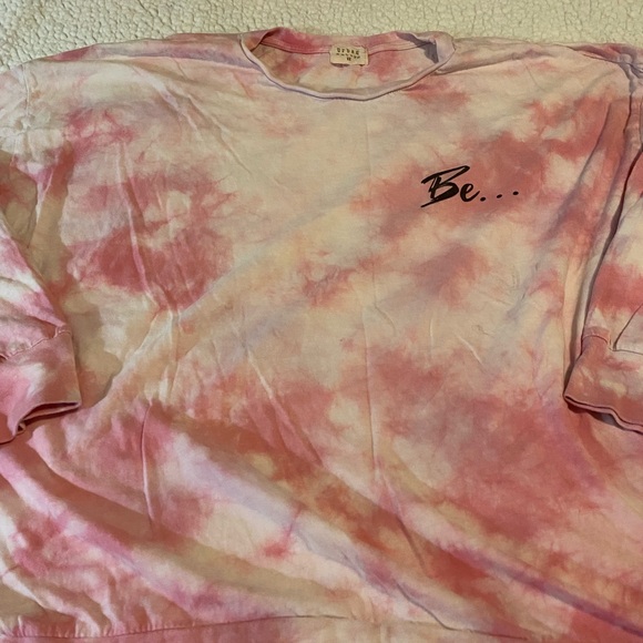 Urban Nation Pink Tie-Dye Top 2x - Picture 2 of 7